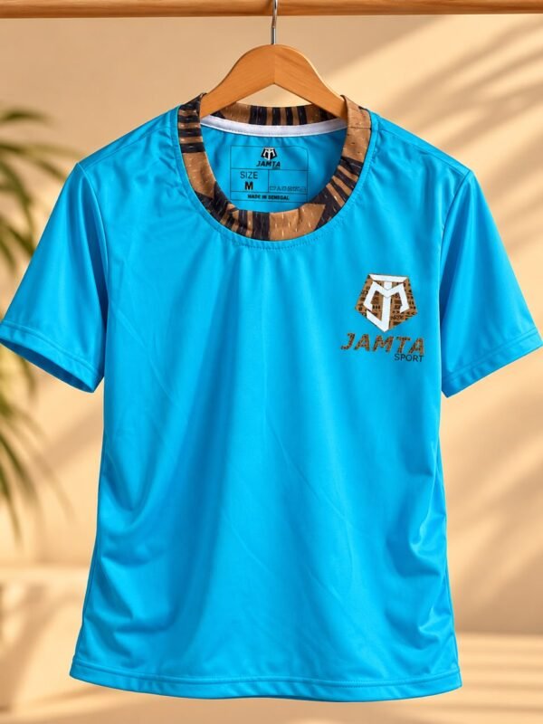 WhatsApp Image 2026-10-14 at 19.35.03 T-shirt Héritage JAMTA SPORT — Bleu turquoise