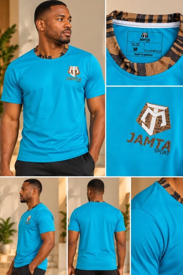 WhatsApp Image 2026-10-14 at 19.35.04 (1) T-shirt Héritage JAMTA SPORT — Bleu turquoise